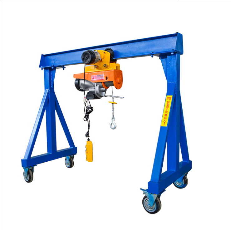 小型移動龍門架支架焊接點口太小咋辦_保定東弘起重機械制造